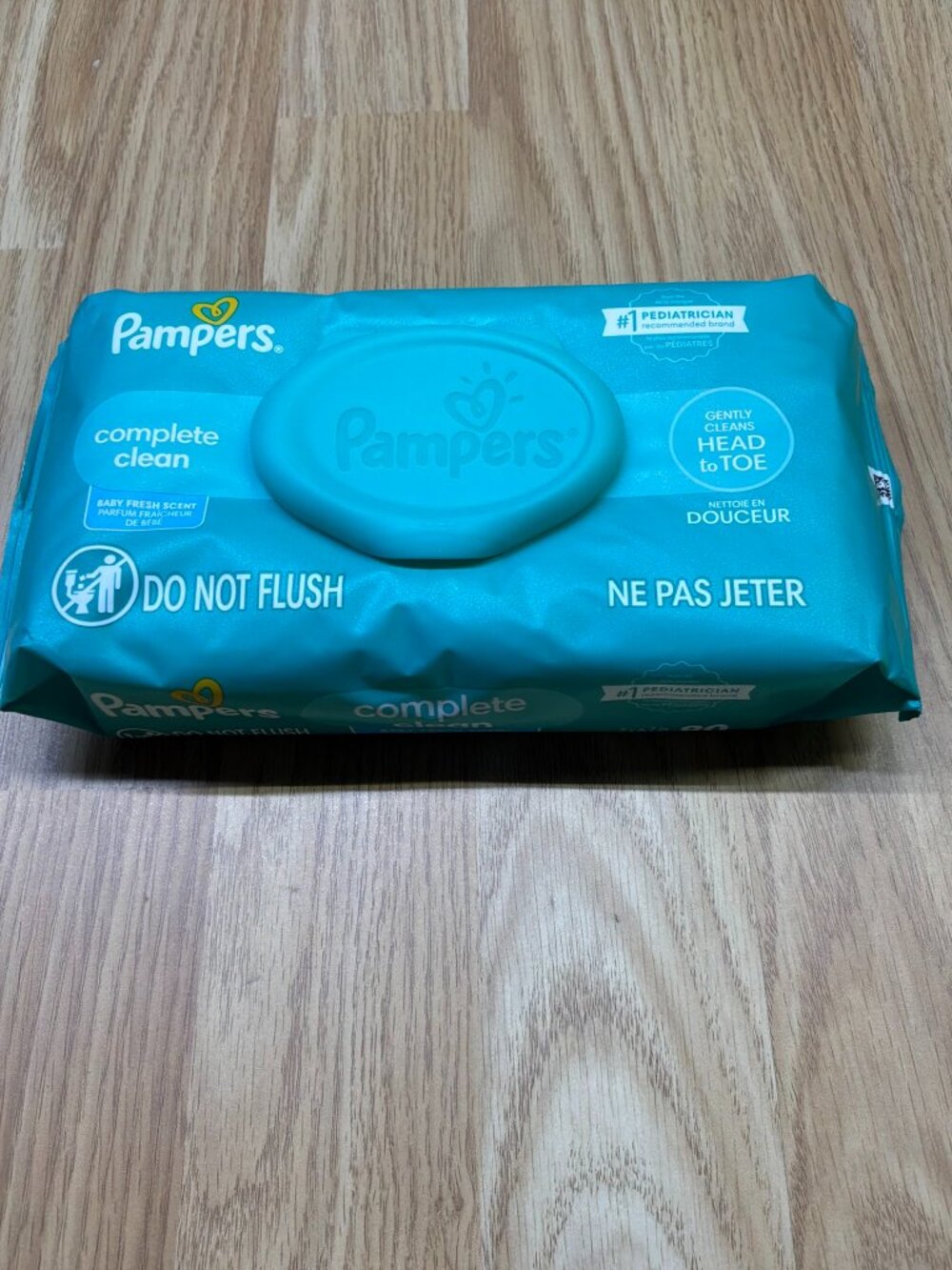 Pampers Complete Clean Baby Wipes Fresh Scent Soft Pack New